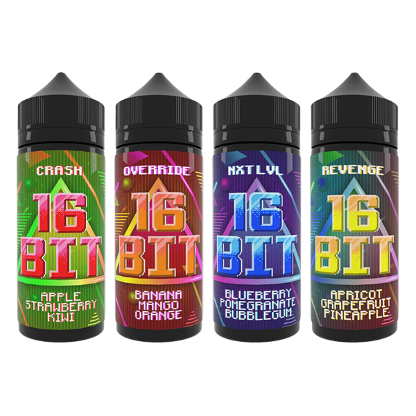 16 Bit 100ml Shortfill 0mg (70VG-30PG) - Flavour: REVENGE