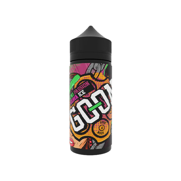 Goon 100ml Shortfill 0mg (70VG-30PG) - Flavour: Kiwi Passion Guava Ice