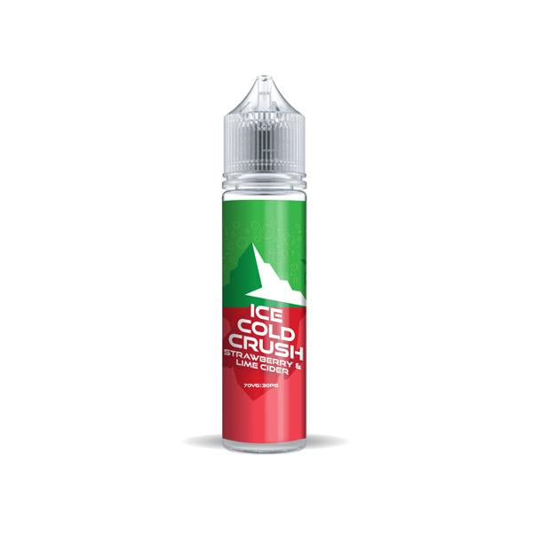 Ice Cold Crush 50ml Shortfill 0mg (70VG-30PG) - Flavour: Strawberry & Lime Cider - SilverbackCBD