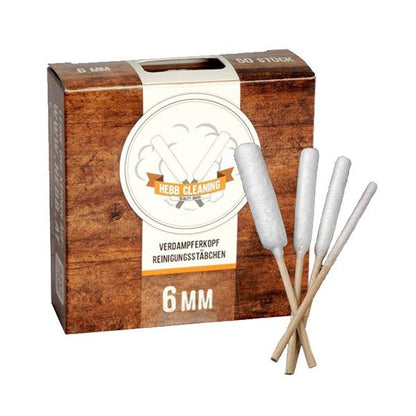 HEBB Vape Cleaning Swabs - Size: 8mm - SilverbackCBD