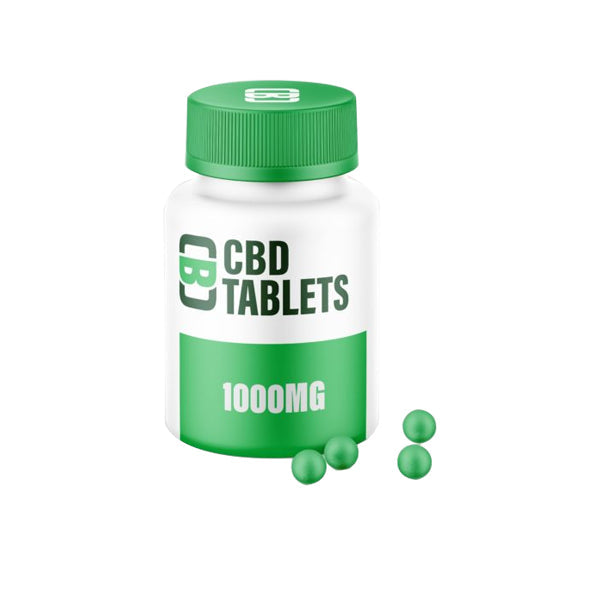 CBD Asylum Tablets 1000mg CBD 100 Tablets (BUY 1 GET 2 FREE) - SilverbackCBD