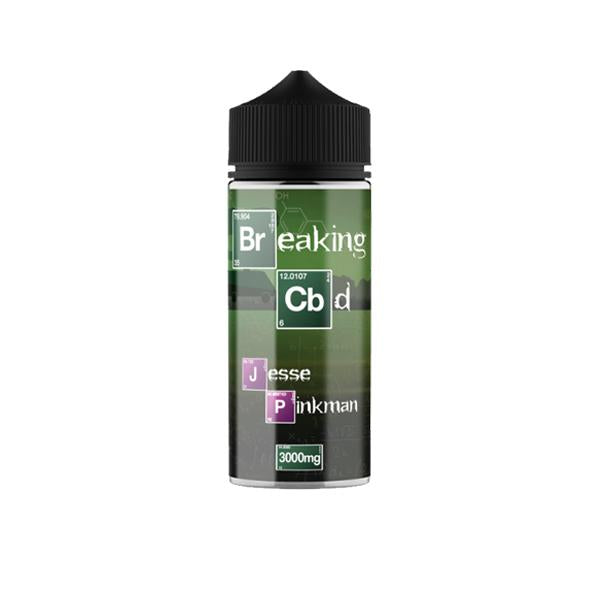 Breaking CBD 3000mg CBD E-Liquid 120ml (50VG-50PG) - Flavour: Saul Goodman - SilverbackCBD