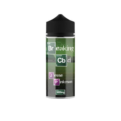 Breaking CBD 3000mg CBD E-Liquid 120ml (50VG-50PG) - Flavour: Saul Goodman - SilverbackCBD