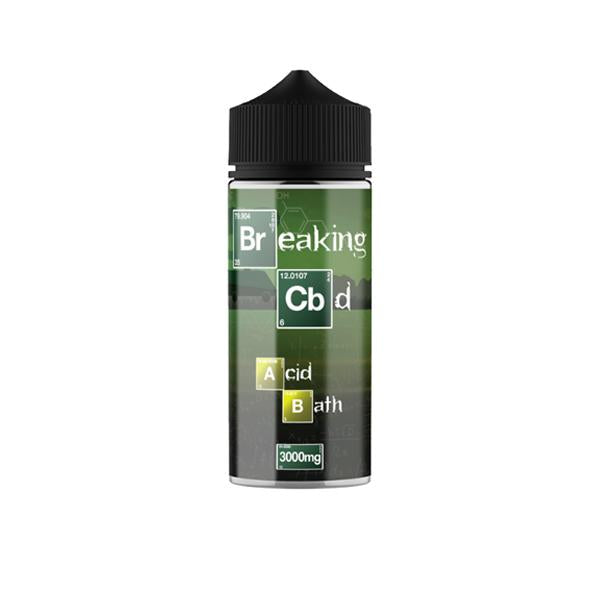 Breaking CBD 3000mg CBD E-Liquid 120ml (50VG-50PG) - Flavour: Saul Goodman - SilverbackCBD