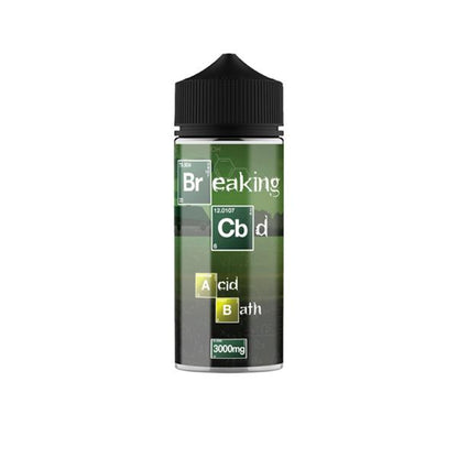 Breaking CBD 3000mg CBD E-Liquid 120ml (50VG-50PG) - Flavour: Saul Goodman - SilverbackCBD