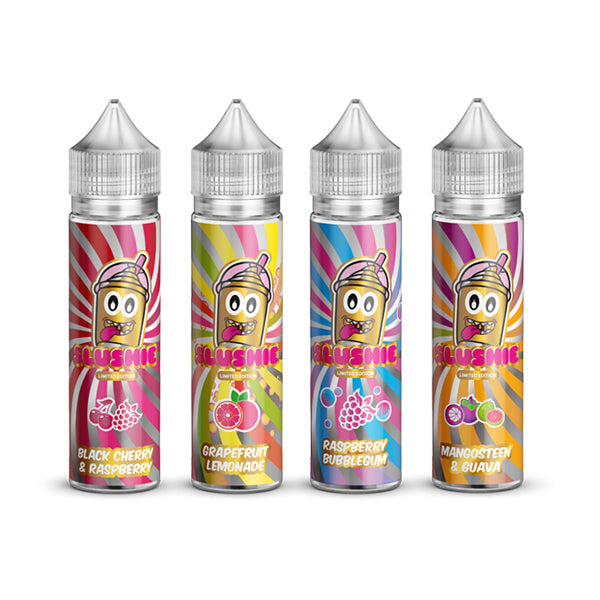 Slushie Limited Edition 50ml Shortfill 0mg (70VG-30PG) - Flavour: Black Cherry & Raspberry