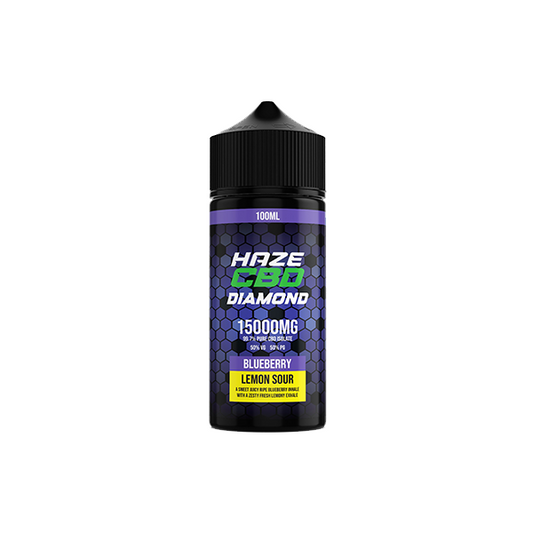 Haze CBD Diamond 15000mg CBD E-Liquid 100ml - Flavour: Blue Lemon Sour