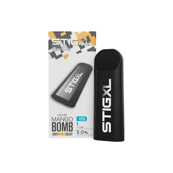 20mg VGOD Stig XL Disposable Vaping Device 700 Puffs - Flavour: Nana Blast
