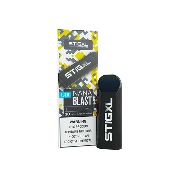 20mg VGOD Stig XL Disposable Vaping Device 700 Puffs - Flavour: Purple Bomb Iced
