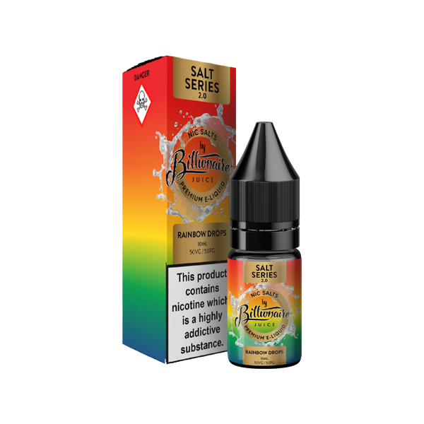 20mg Billionaire Juice Salt Series 2.0 10ml Nic Salts (50VG/50PG) - Flavour: Mixed Berries