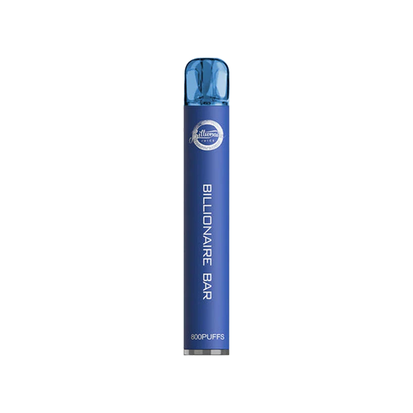 20mg Billionaire Bar 800 Disposable Vape Device 800 Puffs - Flavour: Cherry Cola Ice