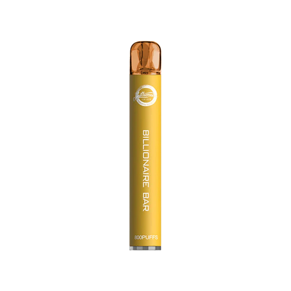 20mg Billionaire Bar 800 Disposable Vape Device 800 Puffs - Flavour: Grape Ice
