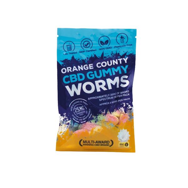 Orange County CBD 200mg Gummy Worms - Grab Bag - SilverbackCBD