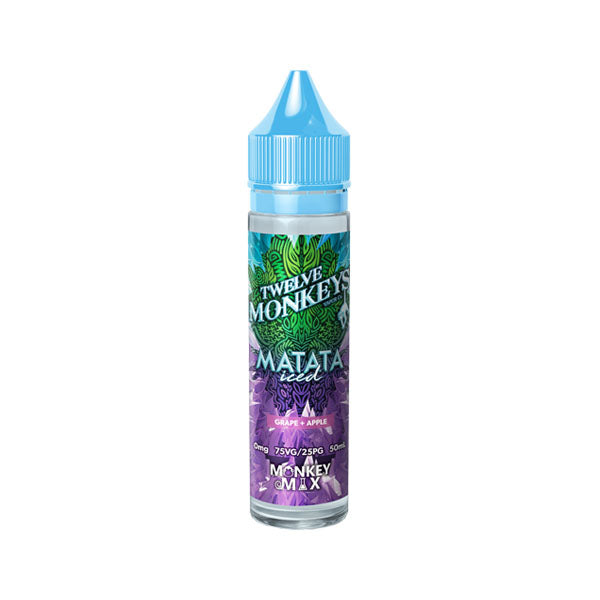 Twelve Monkeys Ice Age 50ml Shortfill 0mg (70VG-30PG) - Flavour: Queen Soko Iced