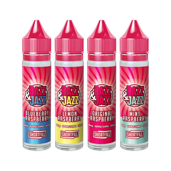 Twelve Monkeys Razz & Jazz 50ml Shortfill 0mg (65VG-35PG) - Flavour: Blueberry Raspberry