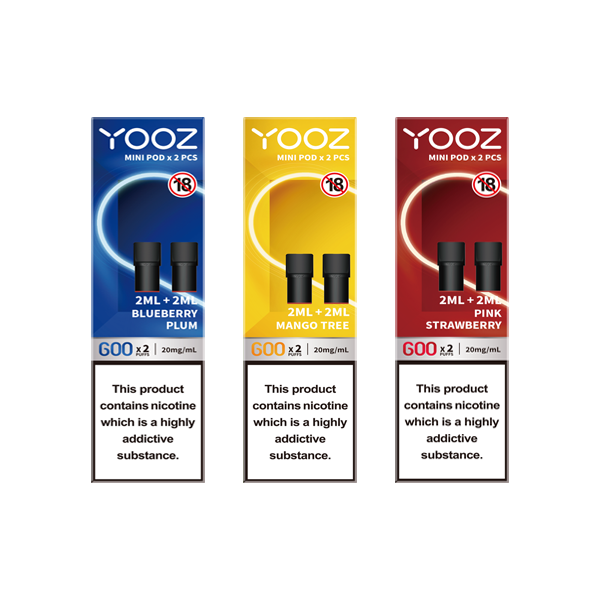 Yooz Mini Replacement Pods 2PCS 2ml (BUY 5 GET 1 FREE) - Flavour: Super Apple