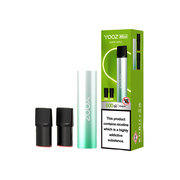 20mg Yooz Mini Rechargeable Device & Vape Pods x2 600 Puffs (BUY 5 GET 1 FREE) - Flavour: Lemon Mint