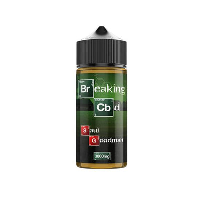 Breaking CBD 3000mg CBD E-Liquid 120ml (50VG-50PG) - Flavour: Saul Goodman - SilverbackCBD