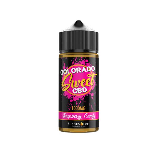 Colorado Sweet 1000mg CBD Vaping Liquid 100ml (50PG-50VG) - Flavour: Cola Candy - SilverbackCBD