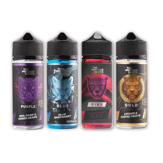 The Panther Series by Dr Vapes 100ml Shortfill 0mg (78VG-22PG) - Flavour: Blue Panther - SilverbackCBD