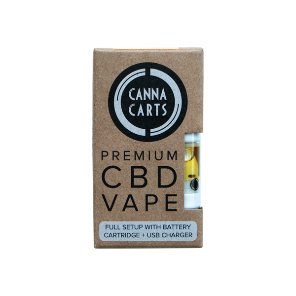 Cannacarts Premium CBD Vape Cartridge Set - Flavour: Guava Gelato