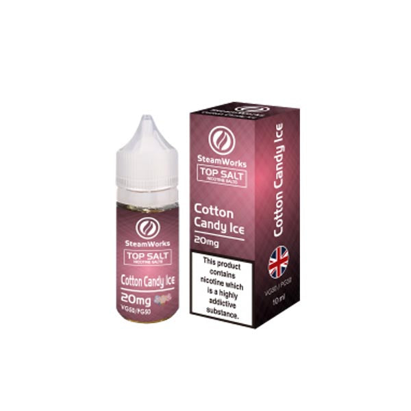 20mg Top Salt Fruit Flavour Nic Salts by A-Steam 10ml (50VG/50PG) - Flavour: Ice Mixed Berries