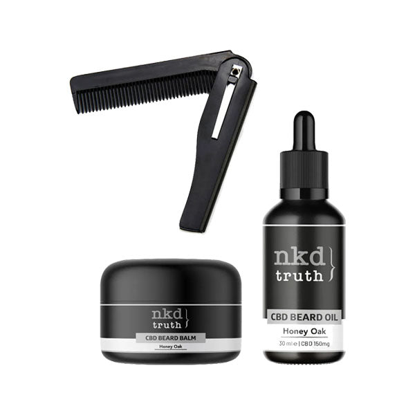 NKD CBD Infused Oil Balm & Comb Gift Set (BUY 1 GET 1 FREE) - Flavour: Oud