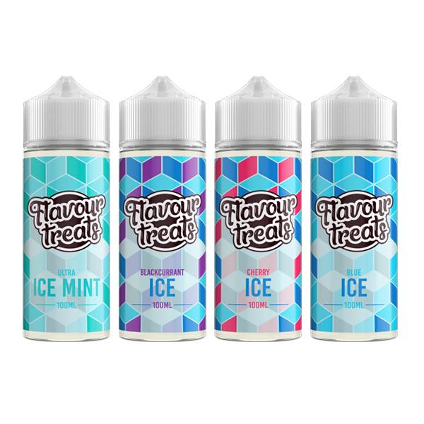 Flavour Treats Ice by Ohm Boy 100ml Shortfill 0mg (70VG-30PG) - Flavour: Cherry Ice - SilverbackCBD