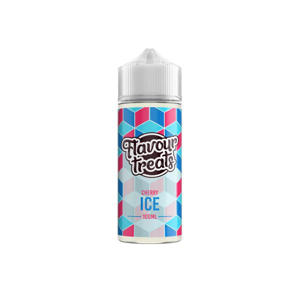 Flavour Treats Ice by Ohm Boy 100ml Shortfill 0mg (70VG-30PG) - Flavour: Cherry Ice - SilverbackCBD
