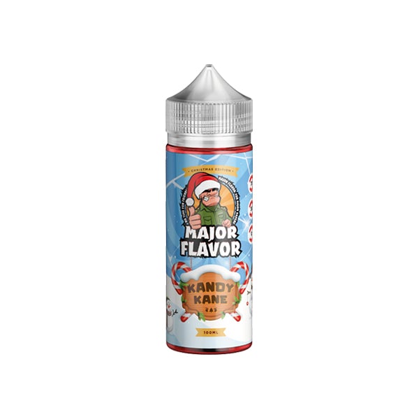 Major Flavor 100ml Shortfill 0mg (70VG-30PG) - Flavour: Kandy Kane - SilverbackCBD