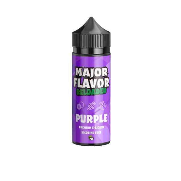 Major Flavor Reloaded 100ml Shortfill 0mg (70VG-30PG) - Flavour: Berriez - SilverbackCBD