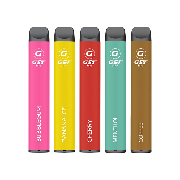 20mg GST Plus Disposable Vape Device 600 Puffs - Flavour: Banana Ice