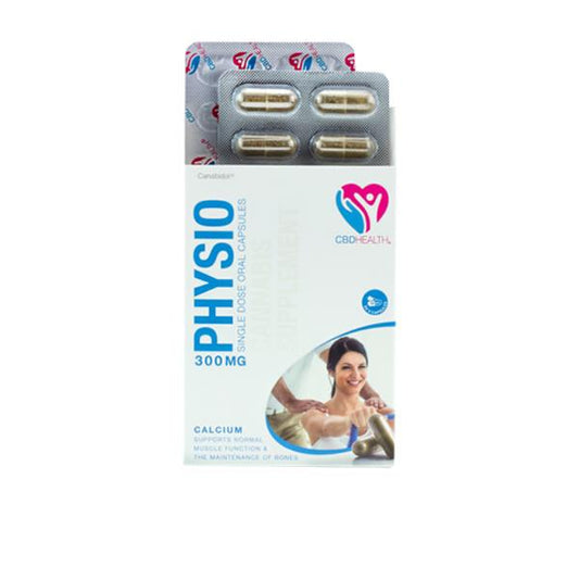 Canabidol 300mg CBD Oral Capsules 30 Caps - Physio - SilverbackCBD