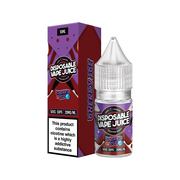 20mg Vape Heaven Disposable Vape Juice 10ml Nic Salts (50VG/50PG) - Flavour: Blue Bull