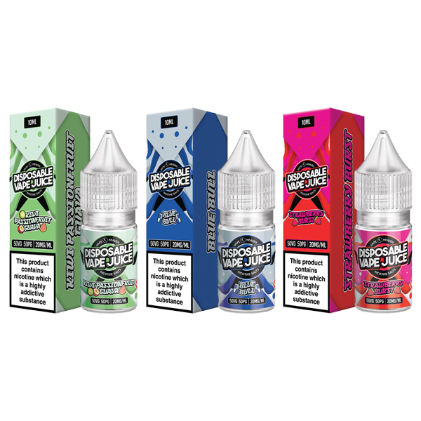 20mg Vape Heaven Disposable Vape Juice 10ml Nic Salts (50VG/50PG) - Flavour: Pink Lemonade