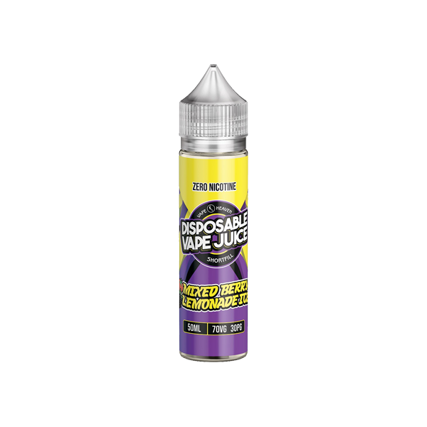 Vape Heaven Disposable Vape Juice 50ml Shortfill 0mg (70VG/30PG) - Flavour: Cherry Ice