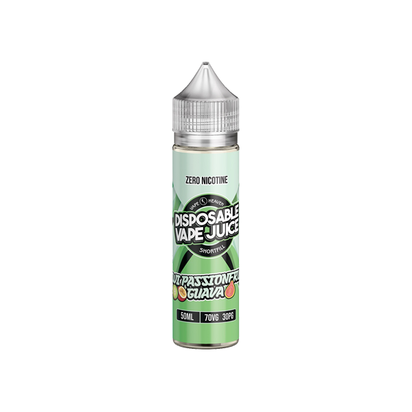 Vape Heaven Disposable Vape Juice 50ml Shortfill 0mg (70VG/30PG) - Flavour: Cherry Ice