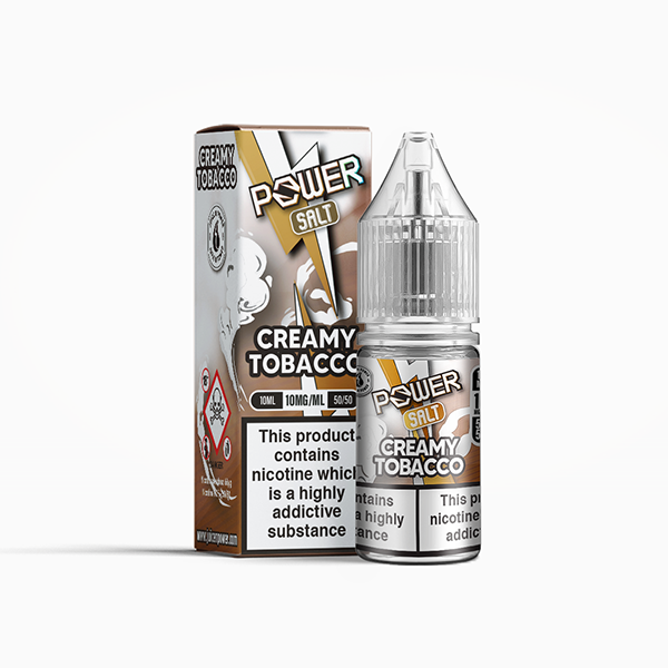20mg Juice N Power Power Salts 10ml (50VG/50PG) - Flavour: Creamy Tobacco
