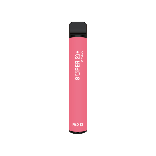 20mg Super21+ By Yecoo Disposable Vape Device 600 Puffs - Flavour: Sour Apple