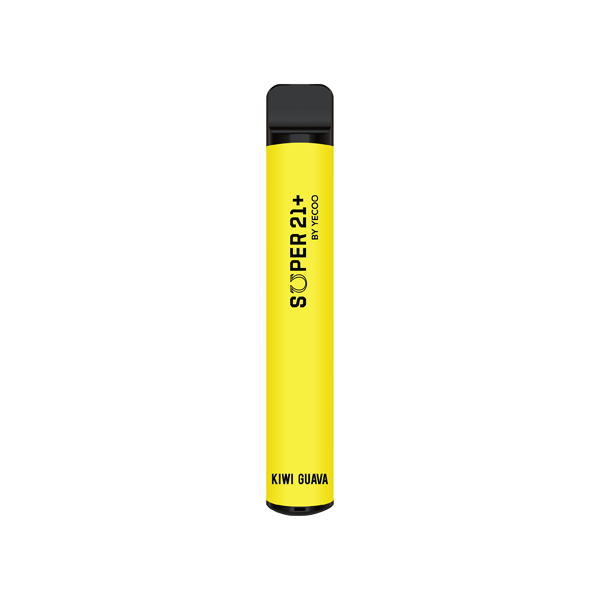 20mg Super21+ By Yecoo Disposable Vape Device 600 Puffs - Flavour: Sour Apple