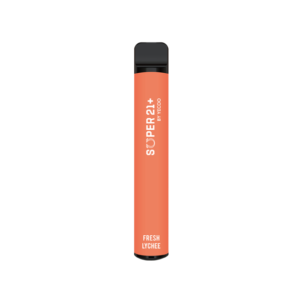 20mg Super21+ By Yecoo Disposable Vape Device 600 Puffs - Flavour: Strawberry Ice