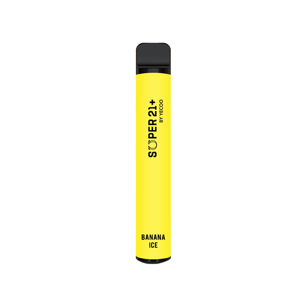 20mg Super21+ By Yecoo Disposable Vape Device 600 Puffs - Flavour: Strawberry Ice