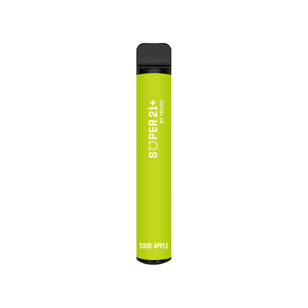20mg Super21+ By Yecoo Disposable Vape Device 600 Puffs - Flavour: Strawberry Ice