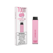 20mg TOOT Bar Disposable Vape Device 600 Puffs - Flavour: Peach Ice