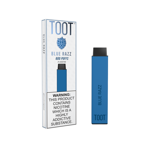 20mg TOOT Bar Disposable Vape Device 600 Puffs - Flavour: Peach Ice