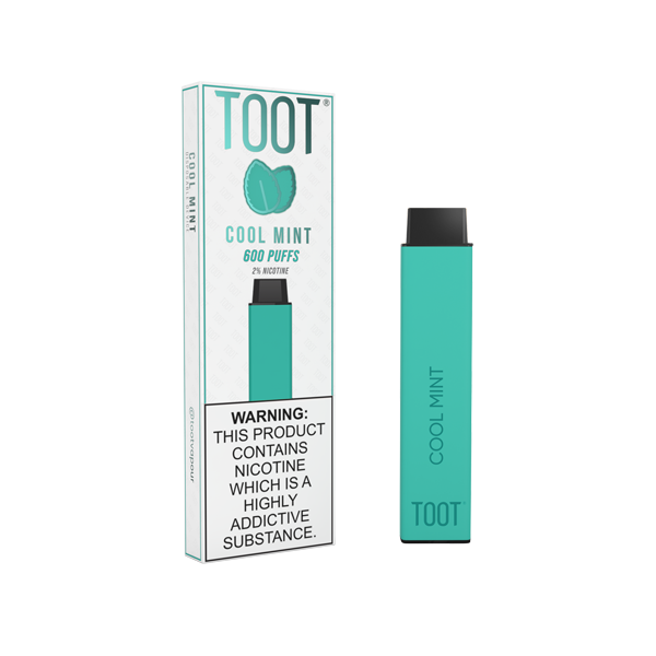 20mg TOOT Bar Disposable Vape Device 600 Puffs - Flavour: Mango