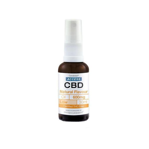 Access CBD 600mg CBD Broad Spectrum Oil Mixed 30ml - Flavour: Citrus - SilverbackCBD