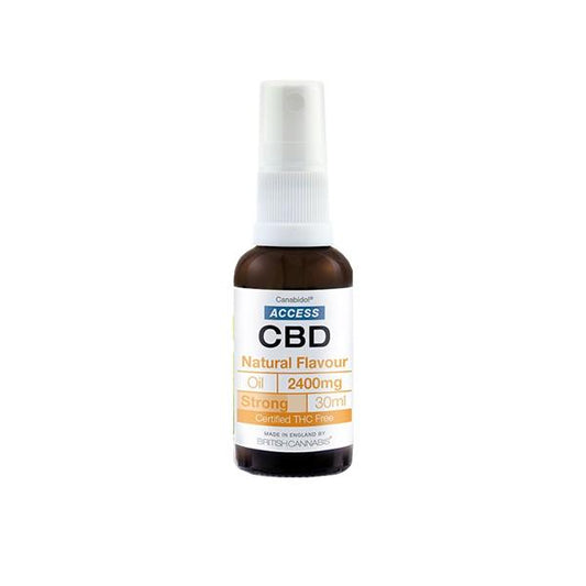 Access CBD 2400mg CBD Broad Spectrum Oil 30ml - Flavour: Citrus - SilverbackCBD