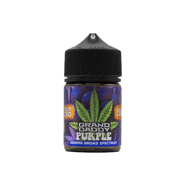 Orange County CBD Cali Range 1500mg CBD 50ml E-liquid (60VG-40PG) - Flavour: Cherry OG Kush - SilverbackCBD