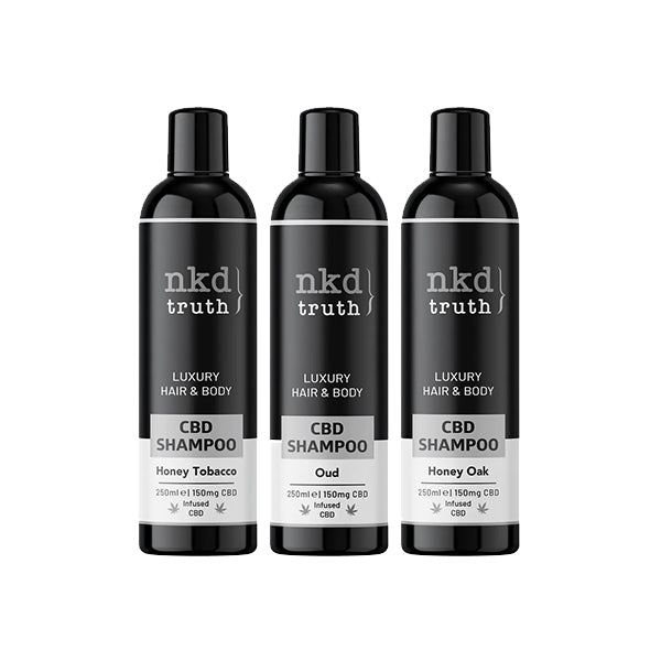 NKD 150mg CBD Hair and Body Shampoo 250ml (BUY 1 GET 1 FREE) - Aroma: Oud